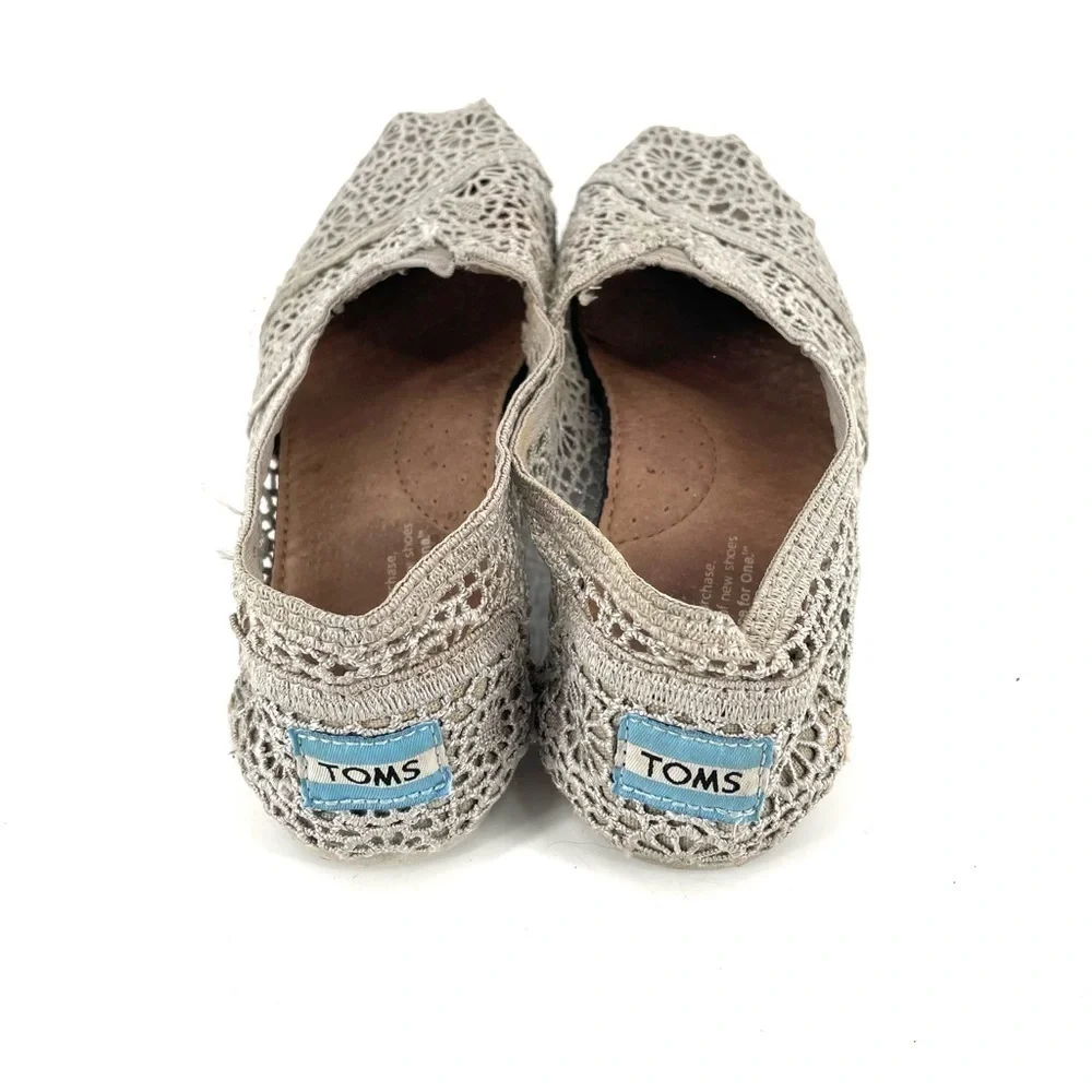 TOMS Alpargata 3.0 Moroccan Casual Femenine Crochet Slip On Flat Loafer Sneaker